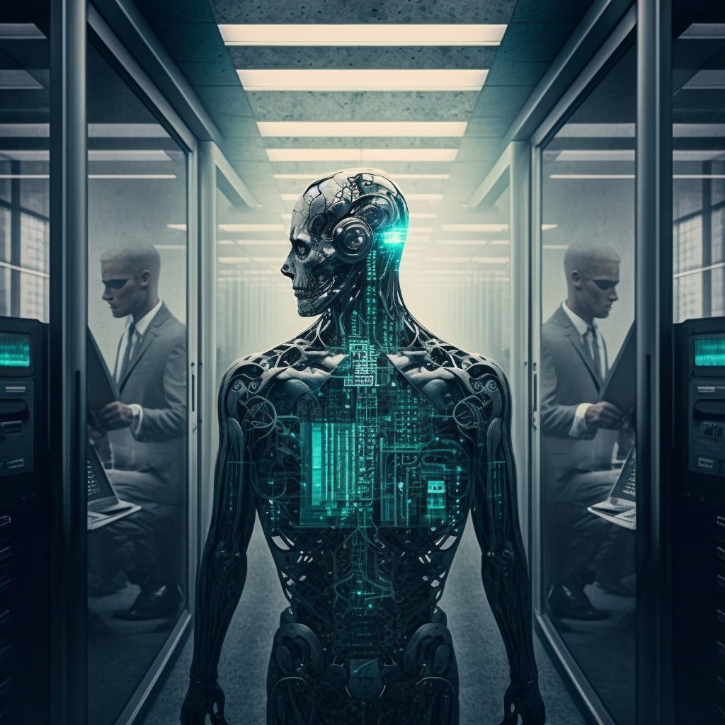 Leaving Enlightenment Behind Walking into a machine